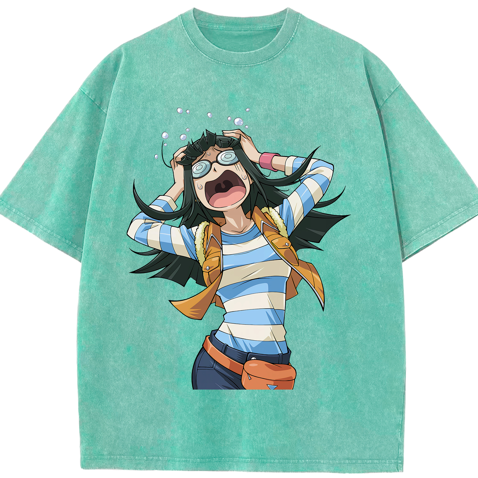 （画像用） 遊☆戯☆王 Yu-Gi-Oh! 綿100% ヴィンテージ風 半袖Tシャツ（フロントプリント）